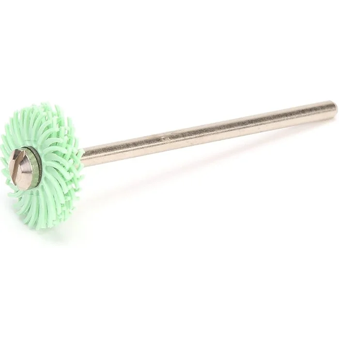 3M Radial Bristle Disc 9/16” Light Green 1 Micron Polish II (48 Pack)