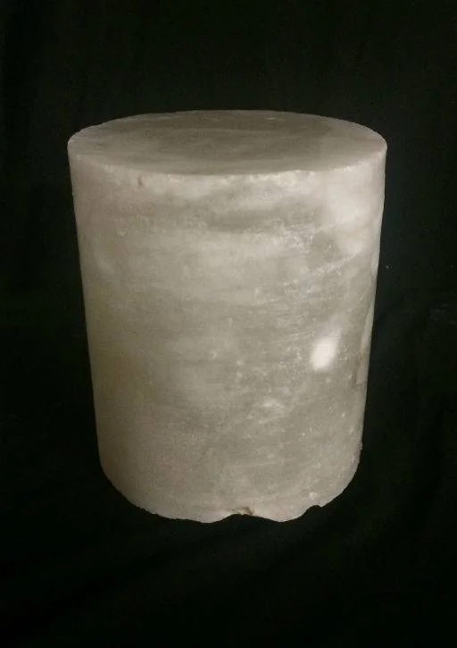 4-3/8″d x 4-1/2″h White Alabaster Cylinder #221004