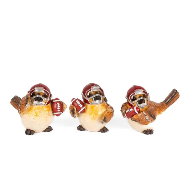 4.7″ Assorted Resin Harvest Bird Football Players