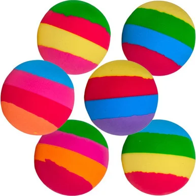 4-Color Strata Bouncy Balls 27mm