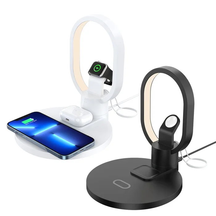 4-in-1 Wireless Charger Dock with LED