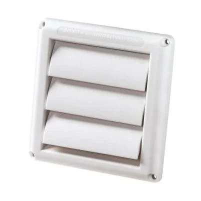 4 In. White Supurr-vent Dryer Hood