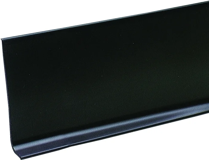 4 Inch By 4 Foot Black Vinyl Wall Base Molding