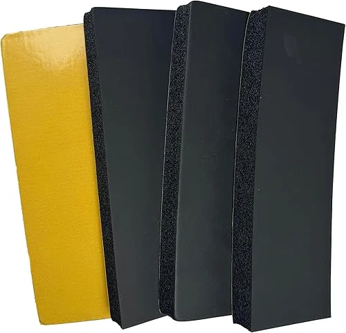 4 Pack Garage Wall Protector, Car Door Protector Bumper Guard Anti-Collision Waterproof Self Adhesive Heavy EVA Foam for Warehouse Parking Assist(4 Pack: 11.81’x3.94’x1.18′)