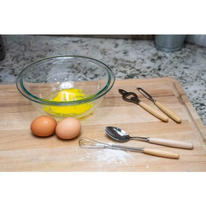 4-Piece Specialty Kitchen Cutlery Set with Opener/Whisk/Serving Spoon/Peeler
