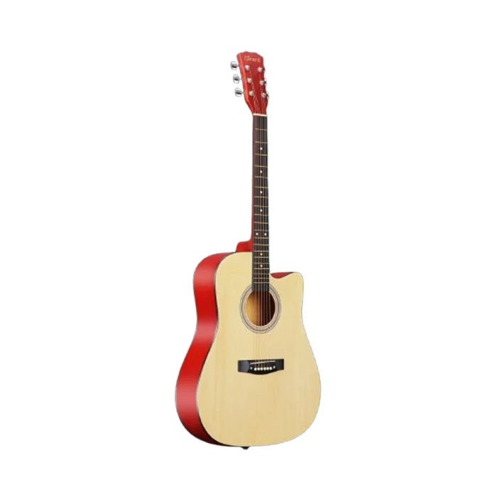 41″ Acoustic Guitar with Cutaway Body Style