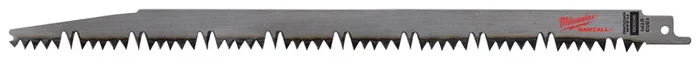 48-00-1303 Reciprocating Saw Blade, Applicable Materials: Wood, 1 In W, 12 In L, 5 Tpi, Bi-metal Cutting Edge