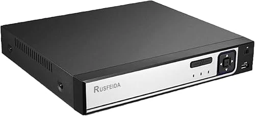 4K 10CH Network Video Recorder for Security Camera System, Support 4K/5MP/4MP/3MP/1080P PoE IP Camera H.265+ PoE NVR, 24/7 Recording, Face Detection, 10 Port PoE NVR(HDD Not Included)