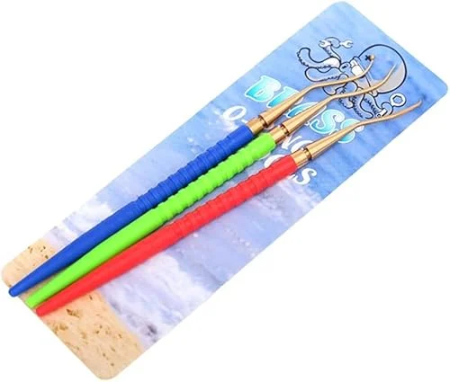 5.7 inches 3PCS Brass O-Ring Pick Tool, Diving Regulator Repair Tool Reliable Scuba Diving Repair Set Remover Tool With Brass Pick Hooks