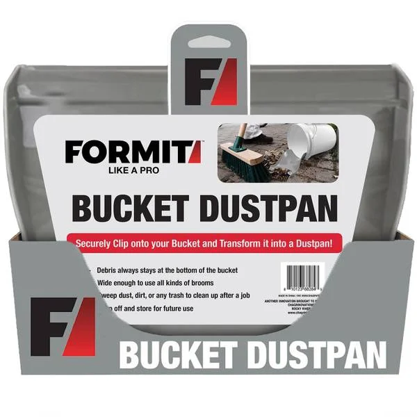 5-Gallon Gray Plastic Bucket Scoop