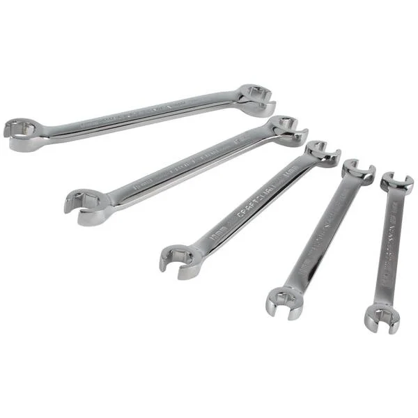 5 Piece Flare Nut Wrench Set MM