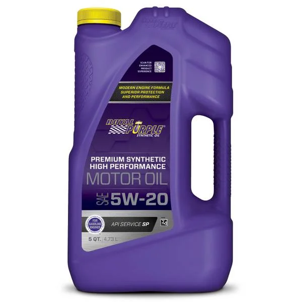 5 Quart 5W20 High Performance Synthetic Motor Oil
