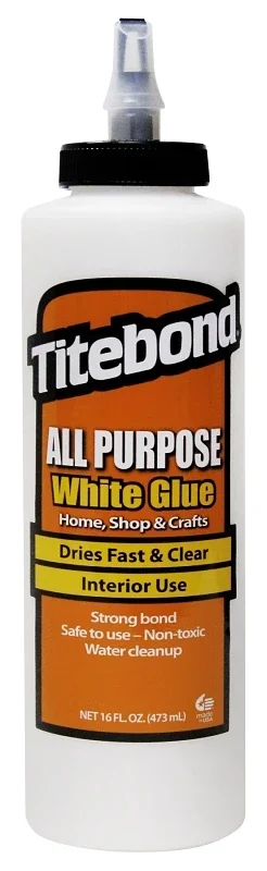 5034 All Purpose Glue, White, 16 Oz Bottle