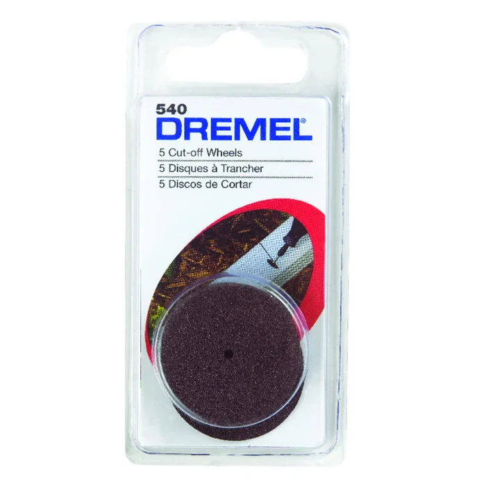 540 Cut-off Wheel, 1-1/4 In Dia, 1/16 In Thick