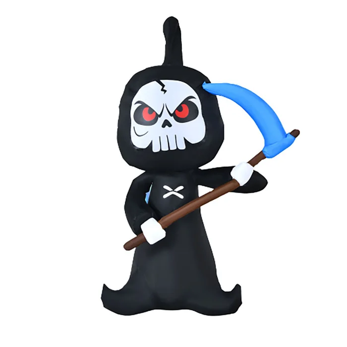 6-Foot Inflatable Skull Face Reaper