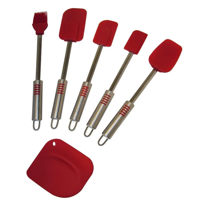 6-Piece Deluxe Silicone Spatula Set