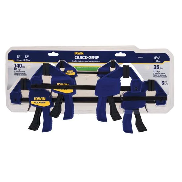 6-Piece Mini and Micro Bar Clamp Set