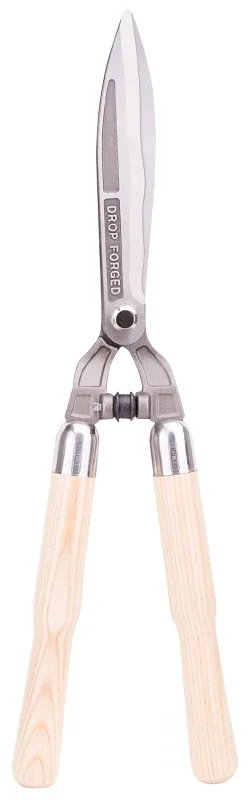 6147375 22-inch Forged Hedge Shear With Wave Curve Blade And American Ash Handles