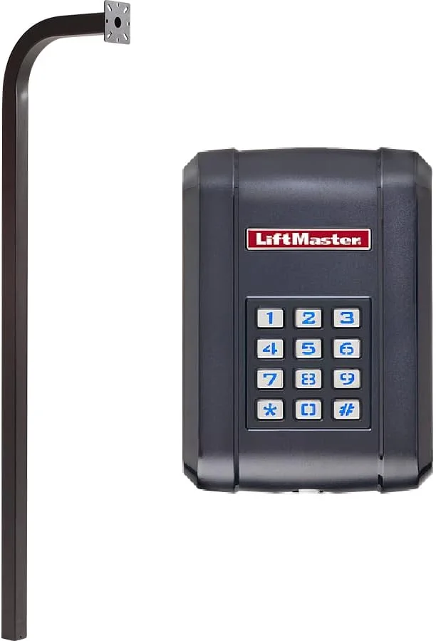 64 Inch In-Ground Pedestal Bundle with LiftMaster KPW5 Keypad for Fast and Flexible Placement