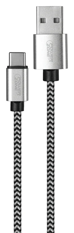 6ft Braided Type C Charging Cable – 5v 2a Output, Aluminum & Braided Design