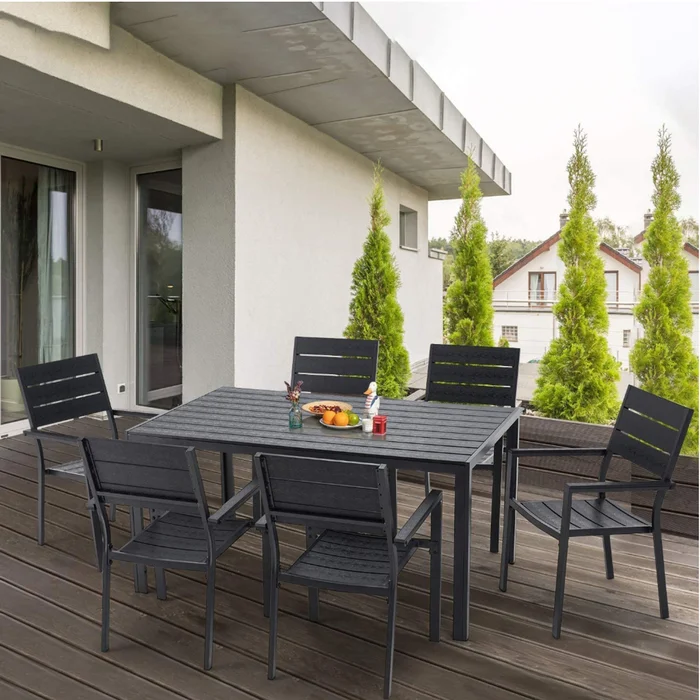 7-Piece Aluminum Outdoor Patio Dining Set