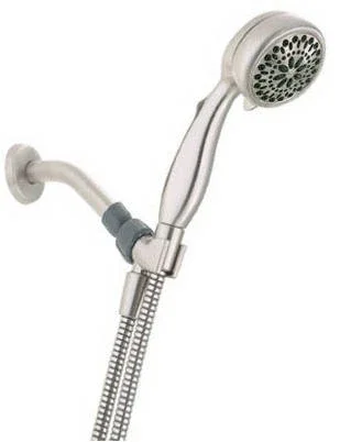 7-spray Handheld Shower Head, Satin Nickel, 1.8 Gpm