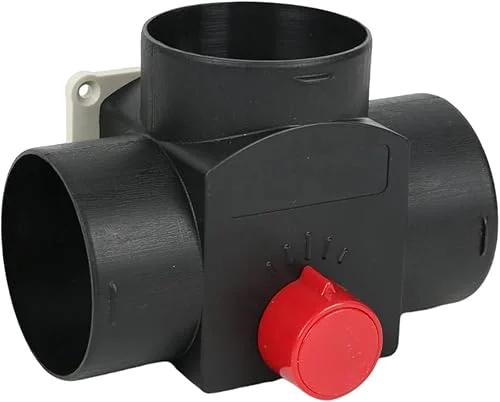 75mm Diesel Heater Duct Connector Parking Heater Air Duct Connector Ducting Pipe Connector 5 Gear Adjustable Valve Compatible with Eberspacher Webasto Diesel Auxiliary Heater 5KW