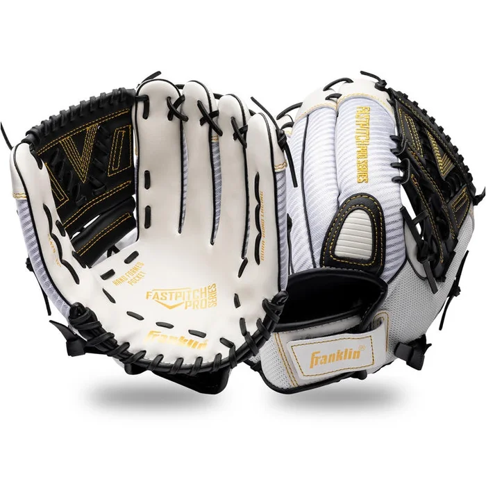 8067572 12 In. Windmill Black & White Pvc Softball Glove