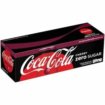 “coca-cola Zero Diet Cherry (red) Cola Soda, 12 Oz., 24/carton (00049000047516)”