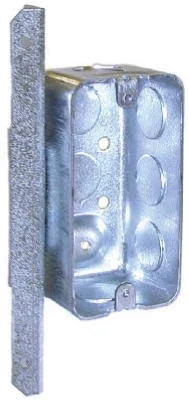 A-bracket Handy Electrical Box, Steel, 4 X 1-7/8 In. Deep