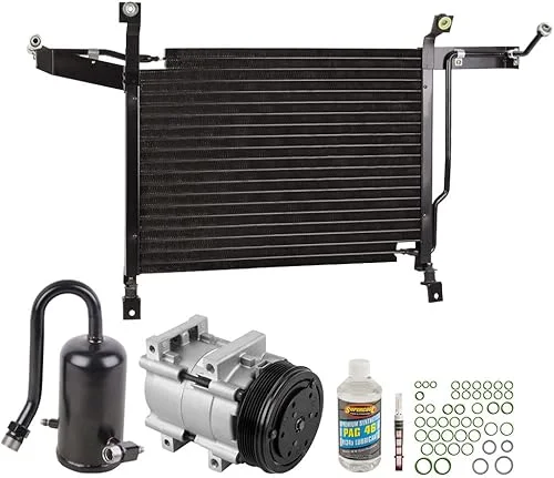 A/C Kit w/AC Compressor Condenser & Drier For Ford F150 F250 F-150 F-250 Bronco 1990 1991 1992 1993 5.0L 5.8L 302 351 – BuyAutoParts 60-80631CK New