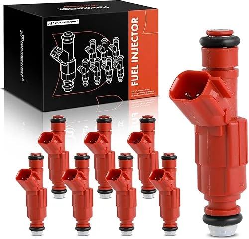 A-Premium Fuel Injectors Set of 8 Compatible with Dodge Ram 1500/Ram 1500 Van/Ram 2500 Van/Ram 3500 Van 2000-2003, Ram 2500/Ram 3500 2000-2002, Durango 2000-2003, Dakota 2000-2003, 5.9L