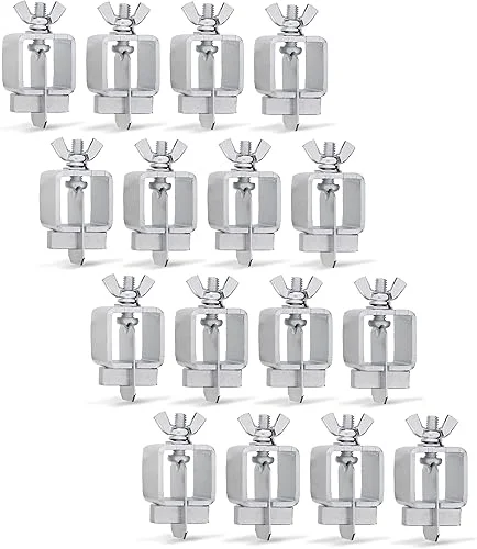 ABN Butt Welding Clamps – 16 Piece Small Welding Clamps Auto Body Panel Clamps for Edge to Edge Welding