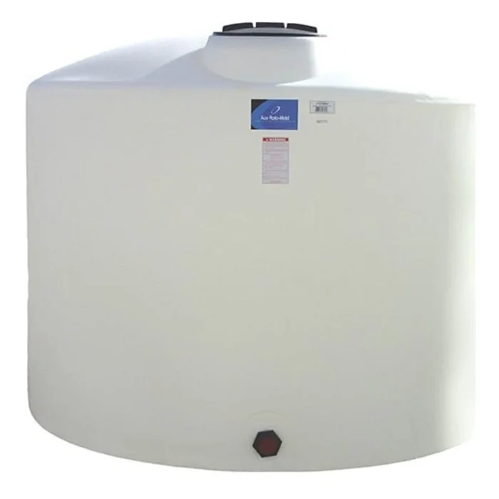 Ace Roto-mold 1500 Gallon Dome Top Vertical Tank (85″x69″)