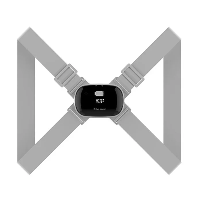 Adjustable Intelligent Posture Corrector Trainer Belt Grey