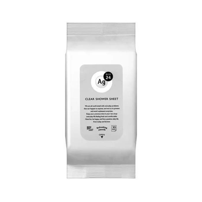 Ag Deodorant Wipes Unscented 30 pcs