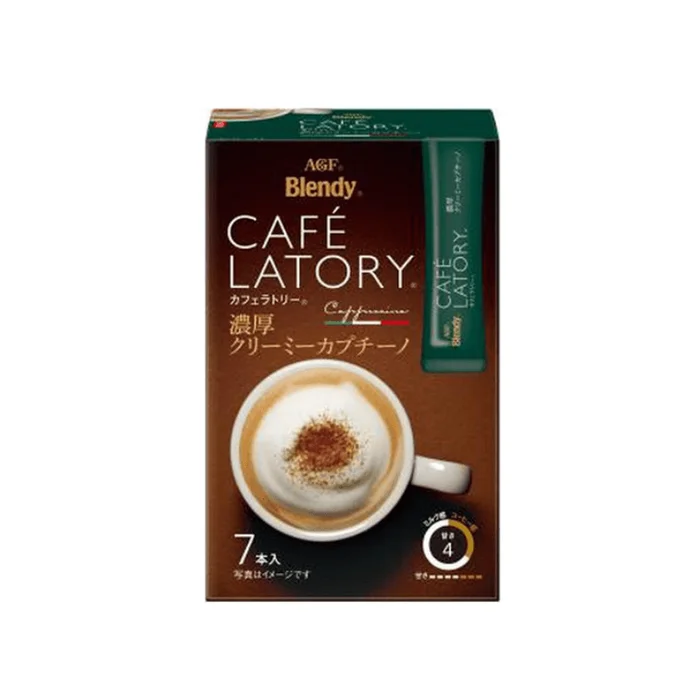 AGF cafe latory 7 Pack of thick cream cappuccino