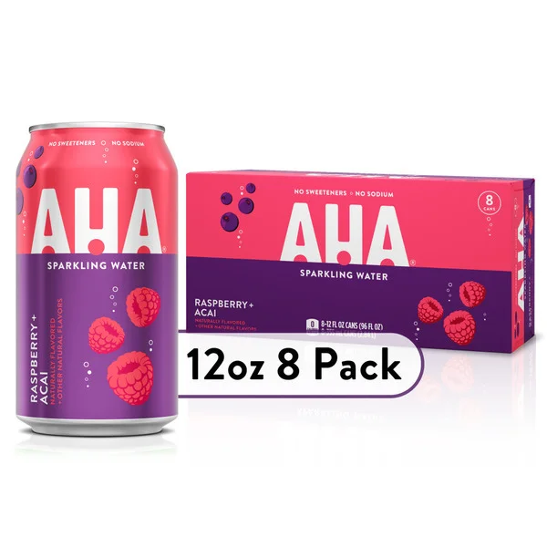 AHA Raspberry Acai Cans