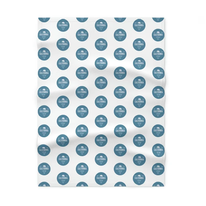 Aiden’s Corner California Printed Soft Fleece Baby Blanket