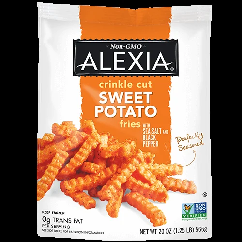Alexia Crinkle Cut Sweet Potato Fries With Sea Salt & Black Pepper , 20 oz