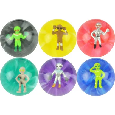 Alien Bouncy Balls 45mm