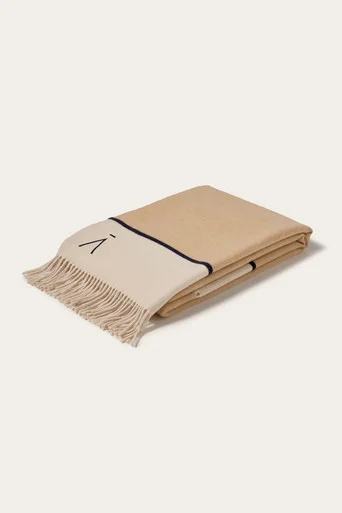 Aman Signature Cashmere Blanket – Camel