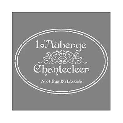 Americana Decor Stencil, French Inn, 12 X 12-in.