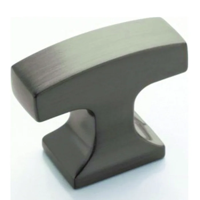 Amerock BP53717GPH Cabinet Knob, 1-1/16 in Projection, Zinc, Graphite