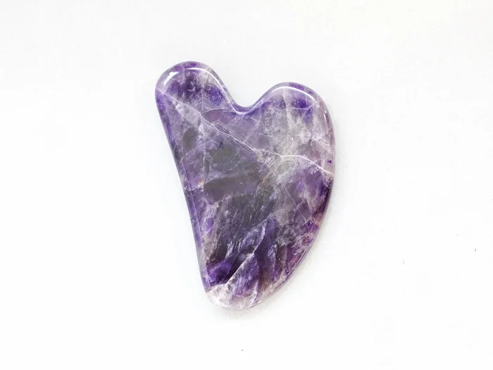 Amethyst Gua Sha Facial Massage Stone