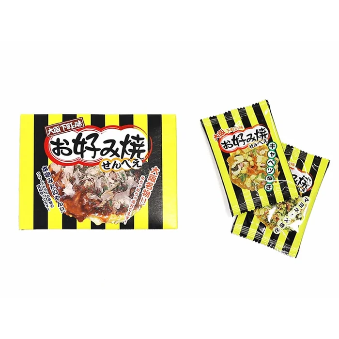 Ami Honpo Okonomiyaki Rice Crackers 8 pieces