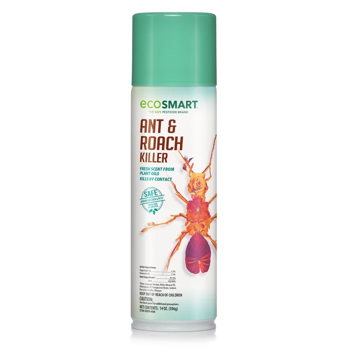 Ant And Roach Killer Aerosol Spray, 14 Ounce Can For Indoor And Outdoor Use