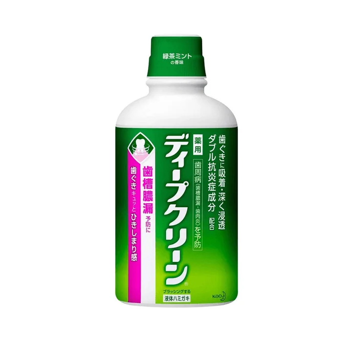 Anti-inflammation Mouthwash for Bad Breath Periodontal and Gingival Green Tea Mint Flavor 350ml