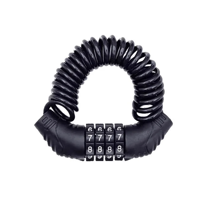 Anti Theft Safety Lock Four Digit Travel Artifact Black Rope 1.5m * 1 Piece