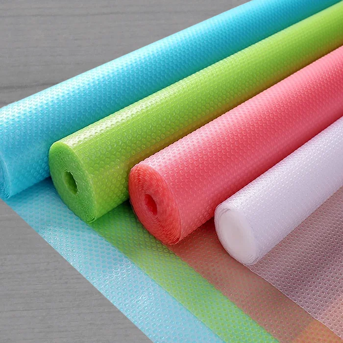 Assorted Color Refrigerator Shelf Liner Mat (8-Pack)